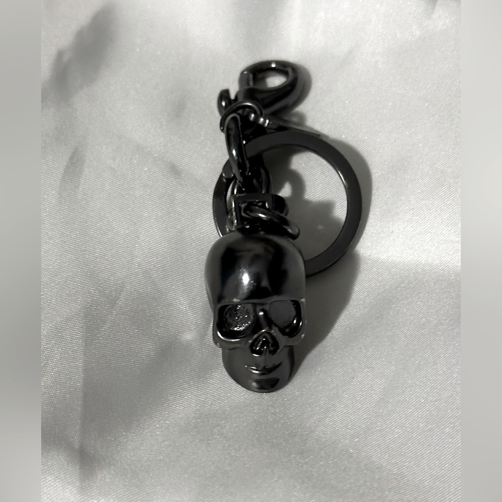 Coach skull key fob